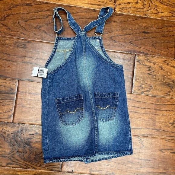 7 for all mankind cotton overalls dress NWT - Picture 2 of 6